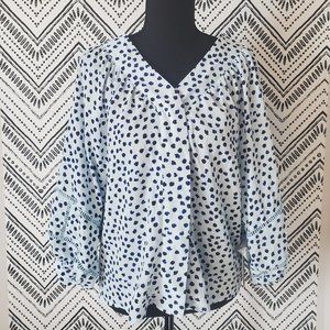 Balloon sleeve blouse
